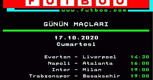 Günün en önemli 10 maçı - 17 Ekim Cumartesi