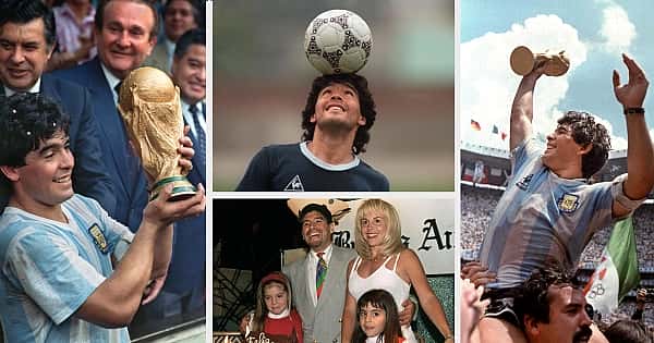 Diego Armando Maradona'nın kariyerinden unutulmaz 20 fotoğraf