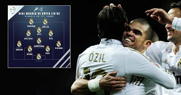 Hem Real Madrid'de hem Süper Lig'de oynayan en iyi kadro
