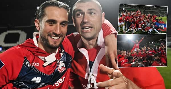 Lille'in şampiyonluk kutlamaları