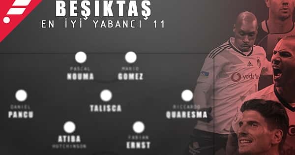 Beşiktaş tarihinin en iyi 11 yabancısı