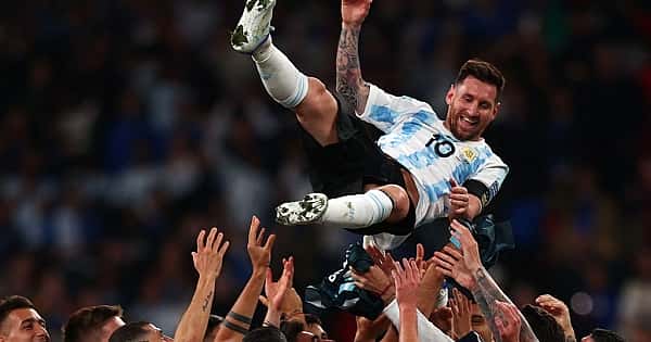 Finalissima'da Arjantin şampiyon! Lionel Messi sevgisi...
