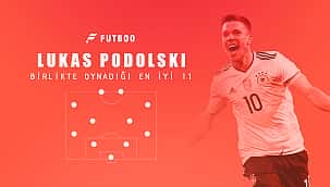 Lukas Podolski'nin birlikte oynadığı en iyi 11