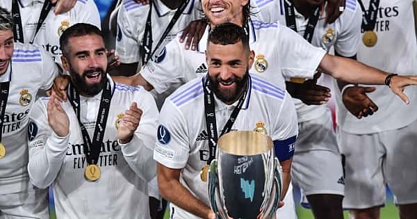 Süper Kupa şampiyonu Real Madrid'in çılgın kutlaması
