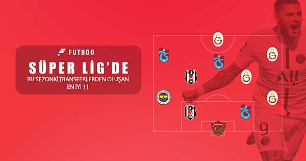 Süper Lig'de bu sezonki transferlerden oluşan en iyi 11