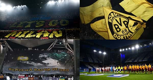 Şampiyonlar Ligi'nde tribün şov