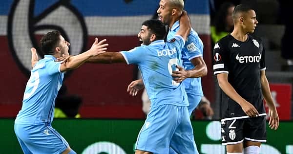 Trabzonspor - Monaco maçından öne çıkan kareler