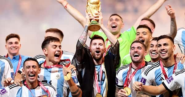 Arjantin'in Dünya Kupası şampiyonluk kutlaması