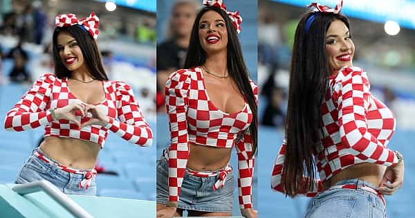 Hırvat güzel Ivana Knoll yine tribünlerde