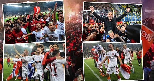 Galatasaray 23. şampiyonluğu böyle kutladı