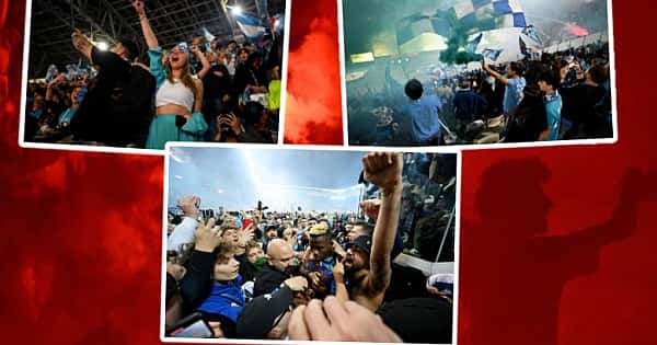Napoli, 33 yıl sonra gelen şampiyonluğu kutluyor