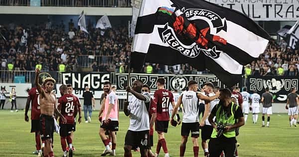 Neftçi Bakü - Beşiktaş maçından öne çıkan fotoğraflar