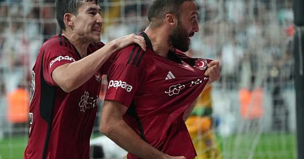 Beşiktaş - Gaziantep FK maçının öne çıkan kareleri