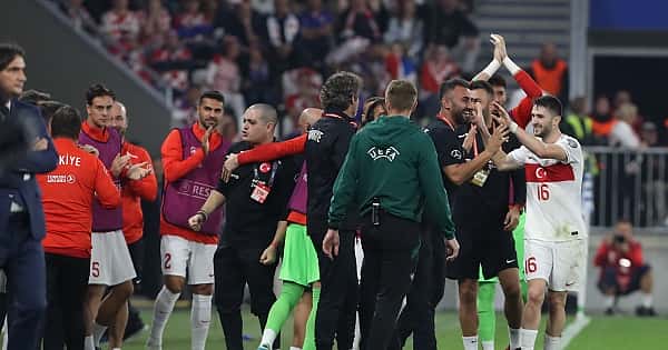 Hırvatistan - Türkiye maçının öne çıkan kareleri