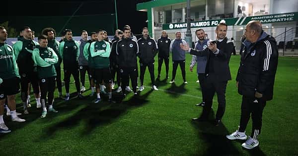Fatih Terim, Panathinaikos'taki ilk antrenmanına çıktı
