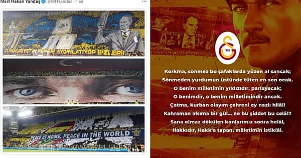 Futbolcu ve kulüplerden Süper Kupa için Atatürk paylaşımları