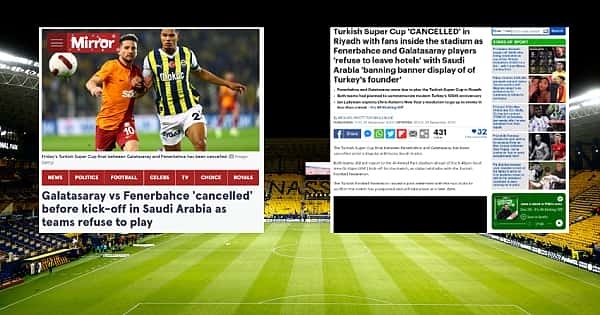 Süper Kupa kararı dünya basınında