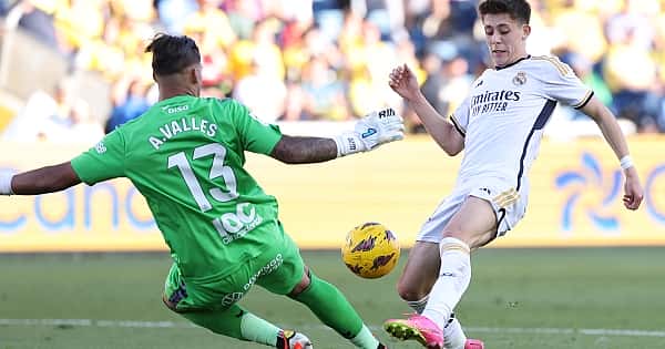 Las Palmas - Real Madrid maçından öne çıkan kareler