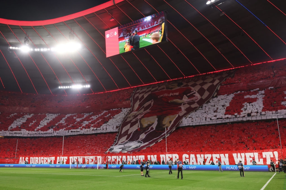Allianz Arena'da tarihe geçen tribün şov