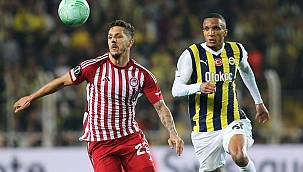 Fenerbahçe - Olympiakos maçının öne çıkan kareleri