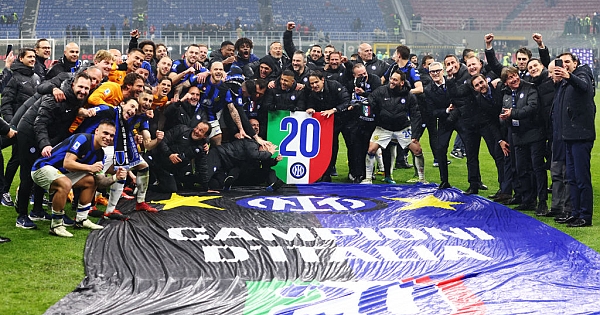 Inter Serie A'da şampiyonluğu böyle kutladı