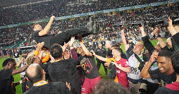 Galatasaray'ın şampiyonluk kutlaması!