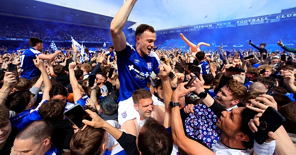 Ipswich Town'ın Premier League kutlaması