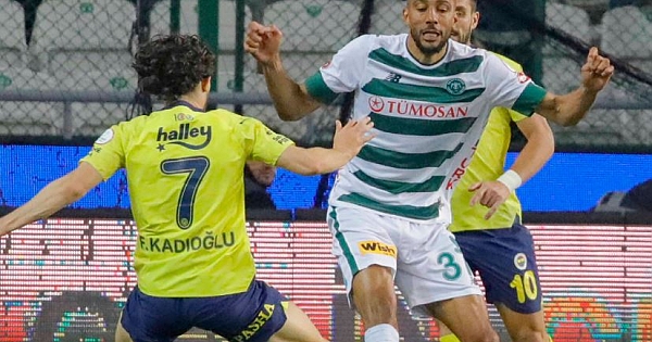 Konyaspor - Fenerbahçe maçının öne çıkan fotoğrafları