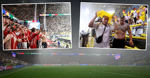 Almanya - Danimarka maçının öne çıkan kareleri