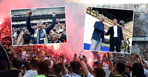 Jose Mourinho'nun imza töreninde yaşananlar