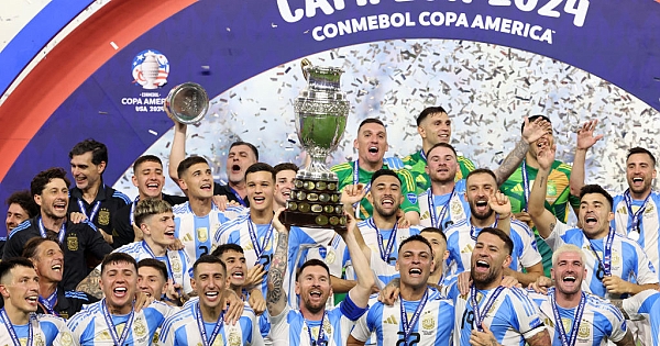 Arjantin COPA America zaferini kutladı