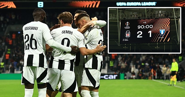 Beşiktaş - Malmö maçının öne çıkan kareleri