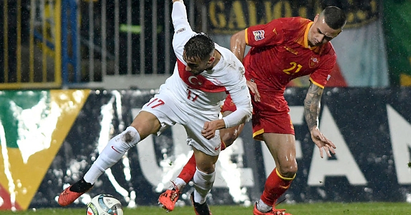 Karadağ - Türkiye maçının öne çıkan kareleri