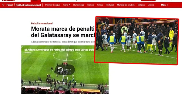 Olaylı Galatasaray - Adana Demirspor maçı Avrupa basınında