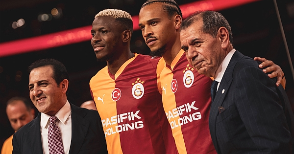 Victor Osimhen ve Leroy Sane için imza töreni