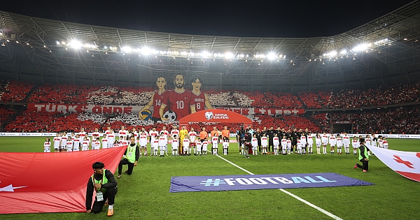 Türkiye - Gürcistan maçının öne çıkan fotoğrafları