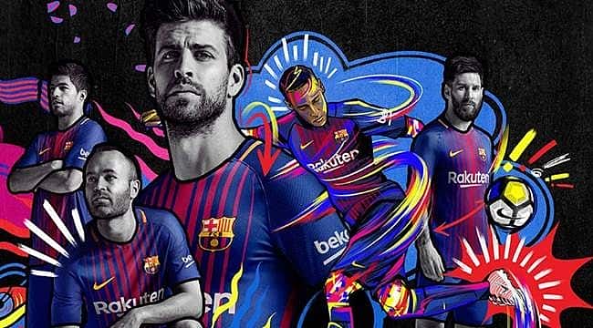 Barcelona yeni sponsorlu yeni formasını tanıttı