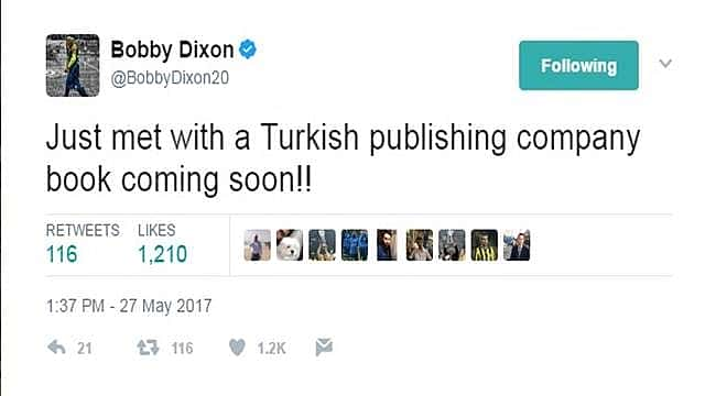 Bobby Dixon'dan kitap sürprizi