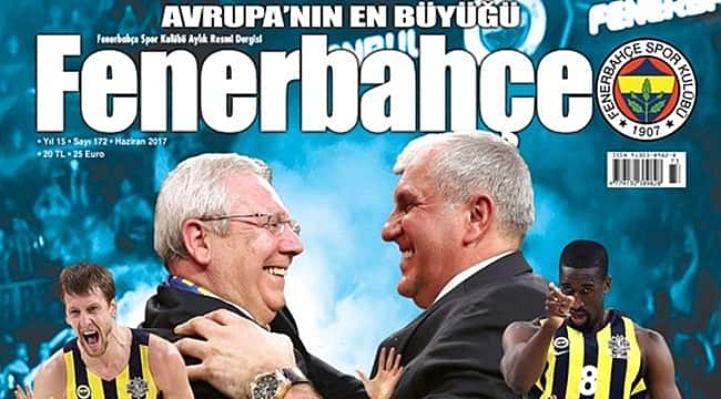 EuroLeague zaferi tüm detaylarıyla Fenerbahçe dergisinde