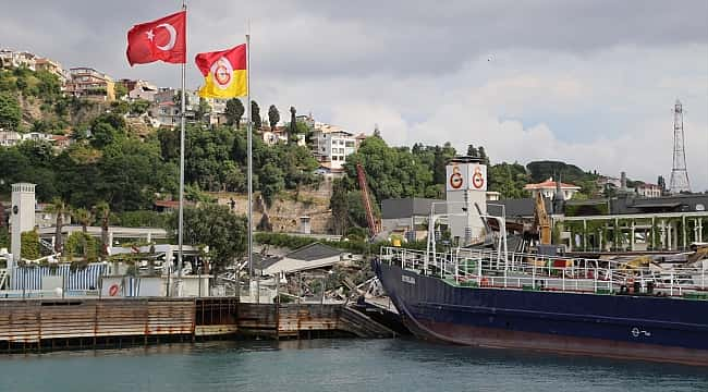 Galatasaray Adası'nda yıkım