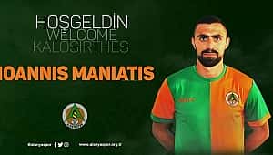 Alanyaspor Maniatis'e imzayı attırdı