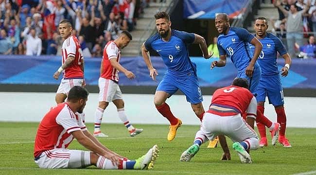 Fransa Paraguay'a gol yağdırdı