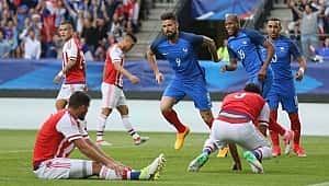 Fransa Paraguay'a gol yağdırdı