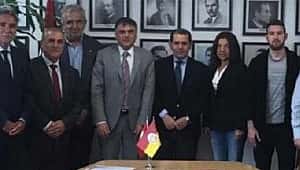 Proje üretimden başkan Özbek'e ziyaret