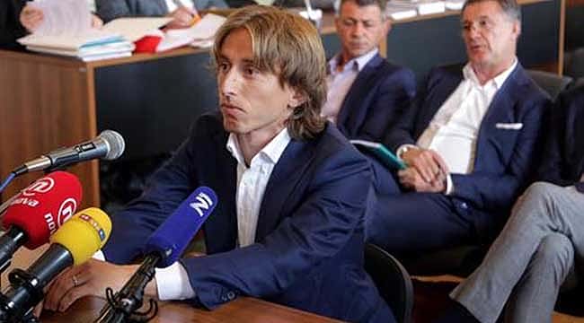 Real'in yıldızı Modric gözaltına alındı