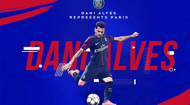 Dani Alves PSG'ye imzayı attı