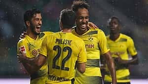 Dortmund, Milan'ı Nuri ve Aubameyang ile devirdi