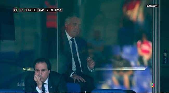 Ancelotti'ye sigara yasağı