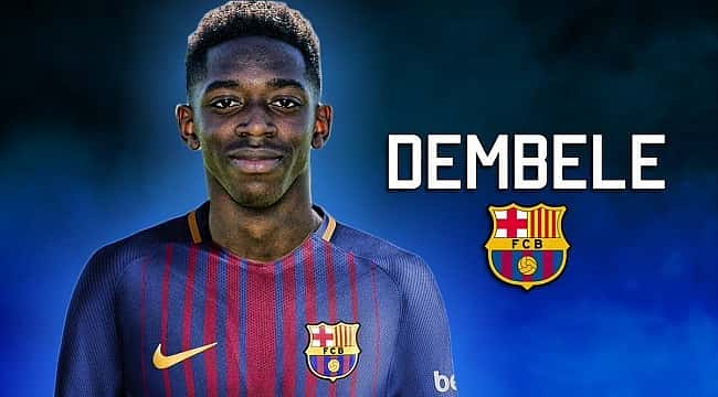 Barcelona, Ousmane Dembele ile 5 yıllık sözleşme imzaladı