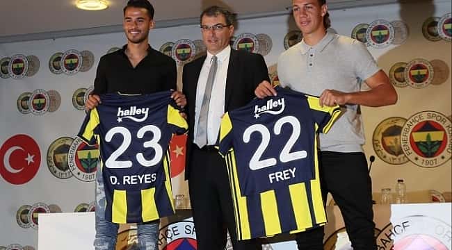 Fenerbahçe'de yeni transferler Frey ve Reyes imzaladı